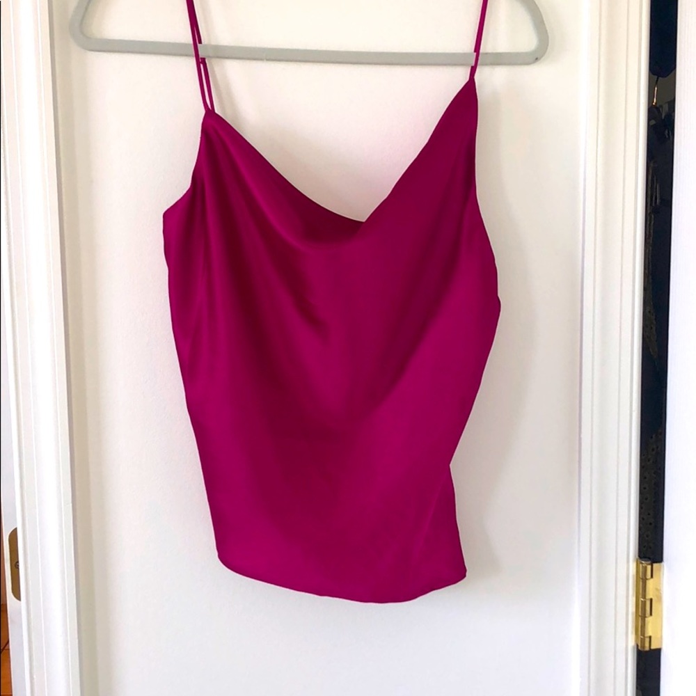 Quiet Storm Pink Silk top